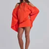 Alula Mini-Kleid mit tropischem Ziermotiv