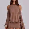 Alula Minikleid mit Schmetterlingsverzierung
