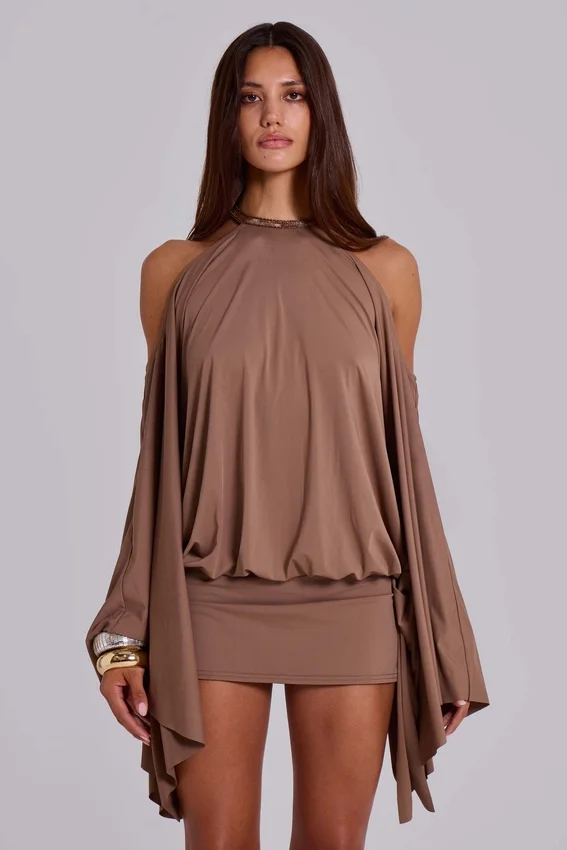 Alula Minikleid mit Schmetterlingsverzierung