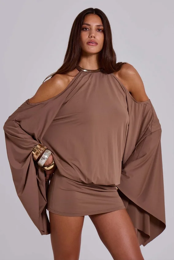 Alula Minikleid mit Schmetterlingsverzierung