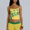 Amerala Pailletten-Cami-Oberteil