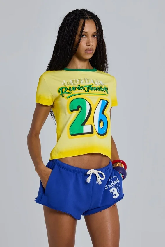 Amerela Airbrush Vintage Baby-T-Shirt