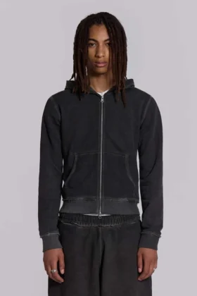 Anthrazitfarbener Monster Hoodie