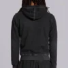 Anthrazitfarbener Monster Hoodie