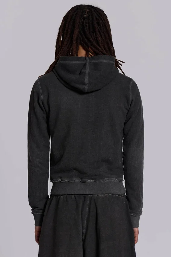 Anthrazitfarbener Monster Hoodie