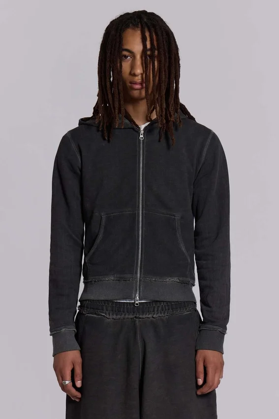 Anthrazitfarbener Monster Hoodie