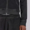 Anthrazitfarbener Monster Hoodie