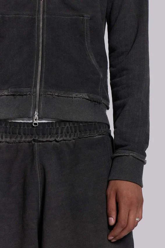 Anthrazitfarbener Monster Hoodie
