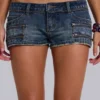 Ardor Mini-Jeansshorts in Blue Wash