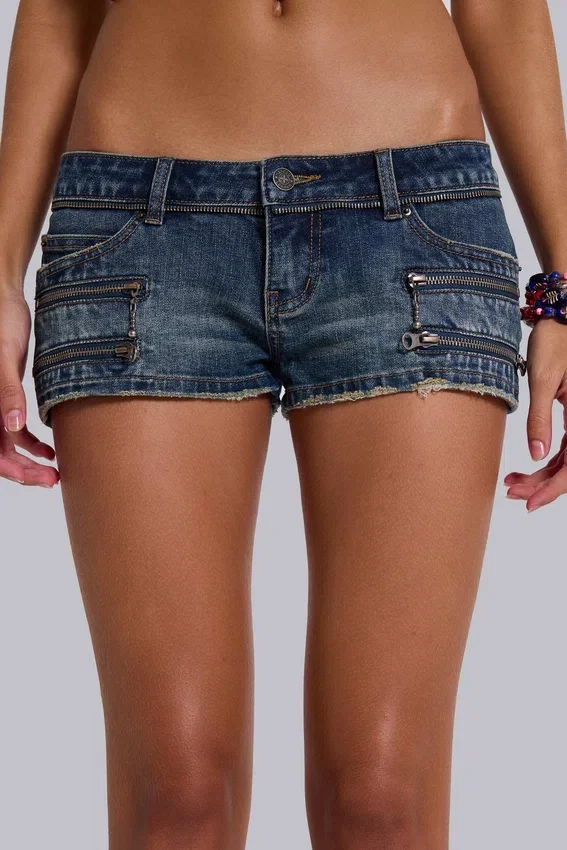 Ardor Mini-Jeansshorts in Blue Wash