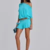 Azurae Mini-Skort mit Nieten