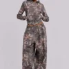 Baggy-Monster Joggers im Woodland-Camo-Look