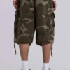 Baggy-Shorts im Cadet-Camo-Look