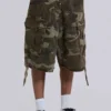 Baggy-Shorts im Cadet-Camo-Look