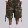 Baggy-Shorts im Cadet-Camo-Look