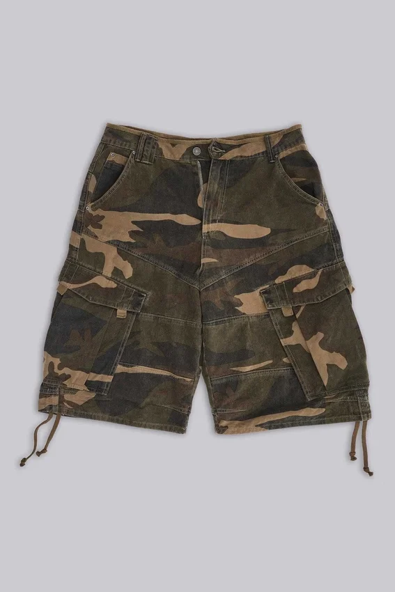 Baggy-Shorts im Cadet-Camo-Look