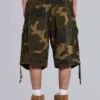 Baggy-Shorts im Cadet-Camo-Look
