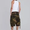 Baggy-Shorts im Cadet-Camo-Look