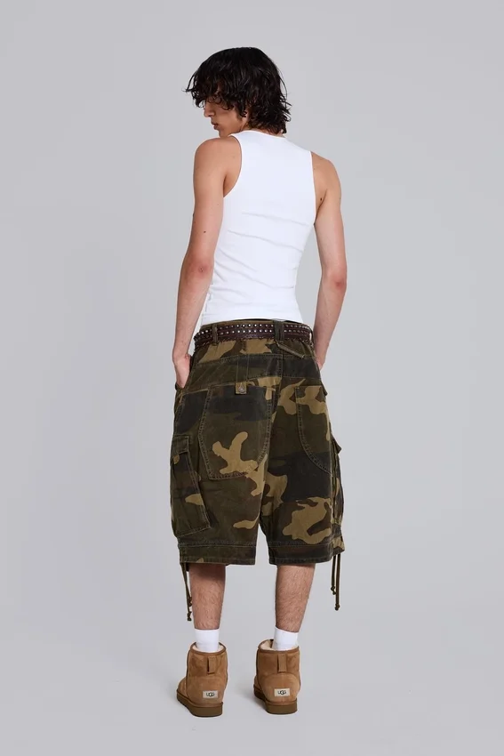 Baggy-Shorts im Cadet-Camo-Look