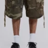 Baggy-Shorts im Cadet-Camo-Look