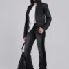 Bedrock gewachste Jeansjacke mit Kapuze