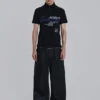 Beschichtete Colossus Jeans mit Reißverschluss