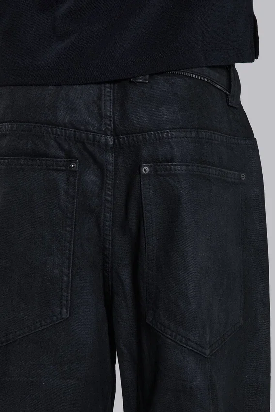 Beschichtete Colossus Jeans mit Reißverschluss