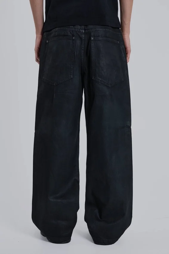Beschichtete Colossus Jeans mit Reißverschluss