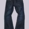Blaue „Jude“ Bootcut-Jeans