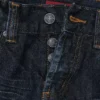 Blaue „Jude“ Bootcut-Jeans