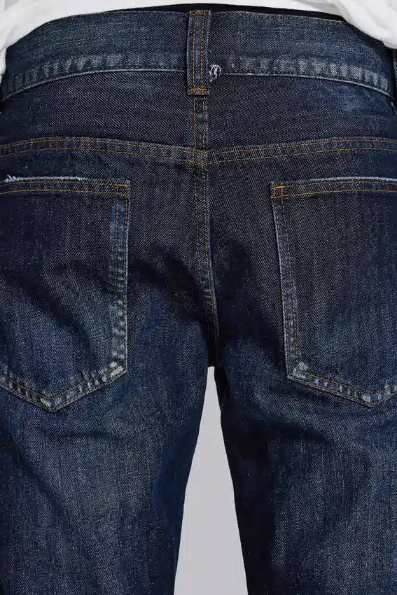 Blaue „Jude“ Bootcut-Jeans