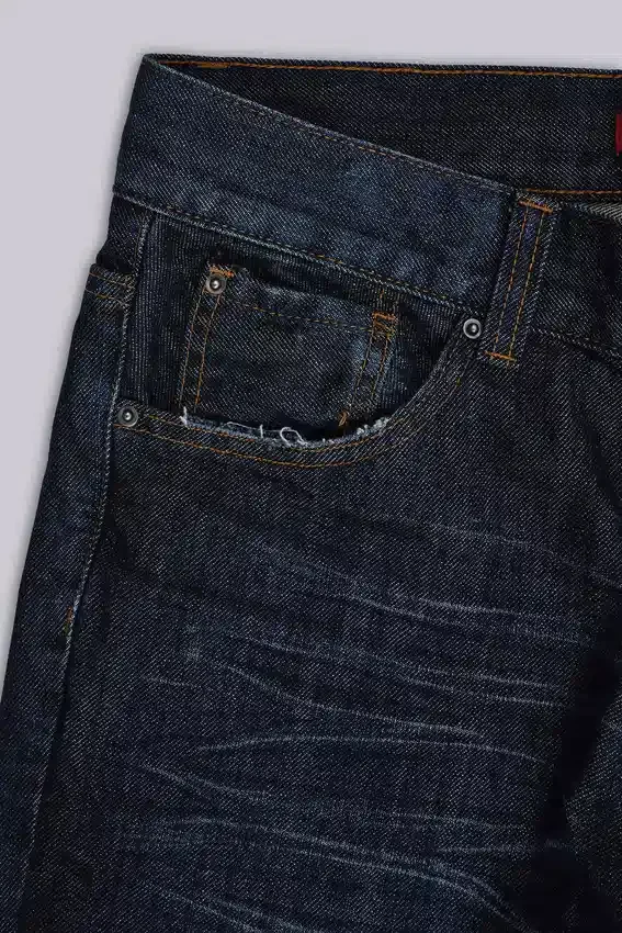 Blaue „Jude“ Bootcut-Jeans
