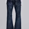 Blaue „Jude“ Bootcut-Jeans