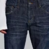 Blaue „Jude“ Bootcut-Jeans