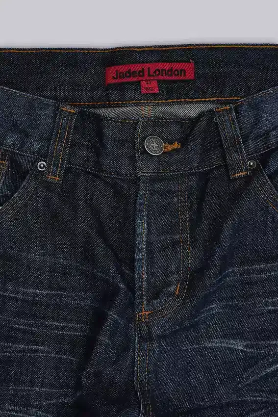 Blaue „Jude“ Bootcut-Jeans