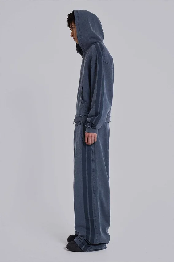 Blaue, sportliche, weite „Monster Joggers“