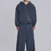 Blaue, sportliche, weite „Monster Joggers“