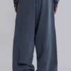 Blaue, sportliche, weite „Monster Joggers“