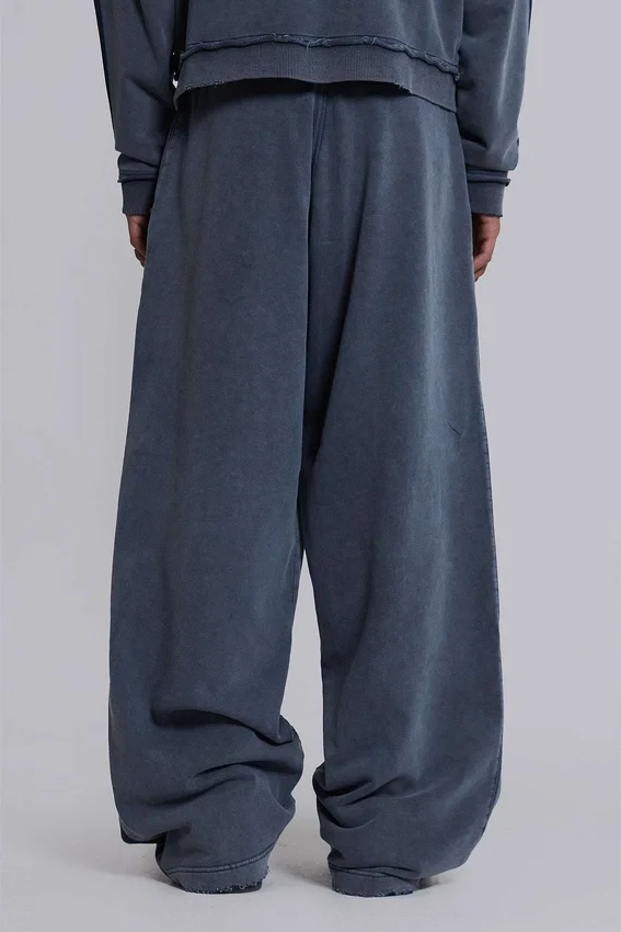 Blaue, sportliche, weite „Monster Joggers“