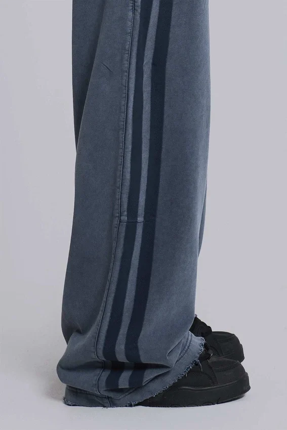 Blaue, sportliche, weite „Monster Joggers“