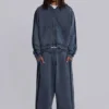 Blaue, sportliche, weite „Monster Joggers“