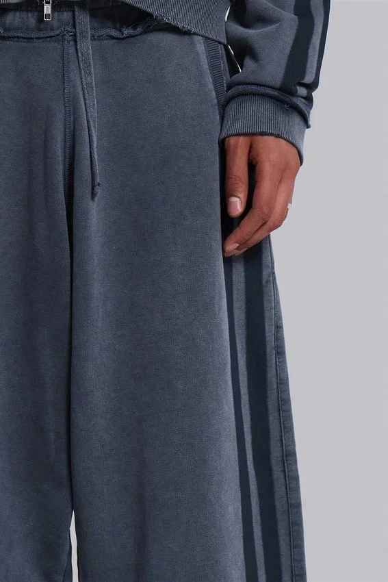 Blaue, sportliche, weite „Monster Joggers“