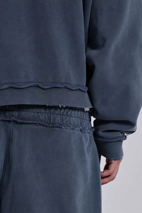 Blaue, sportliche, weite „Monster Joggers“