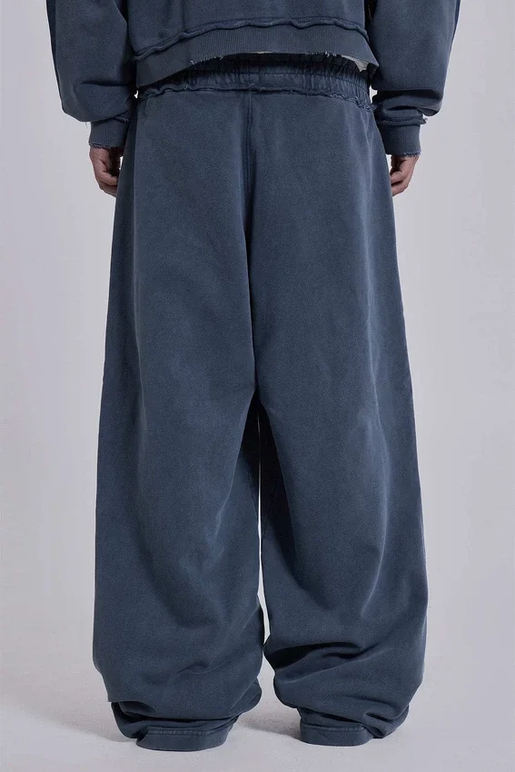Blaue, sportliche, weite „Monster Joggers“