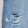 Blaue Vintage-Carpenter-Jeans im Distressed-Look