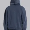 Blauer, sportlicher, weiter Monster Hoodie