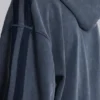 Blauer, sportlicher, weiter Monster Hoodie