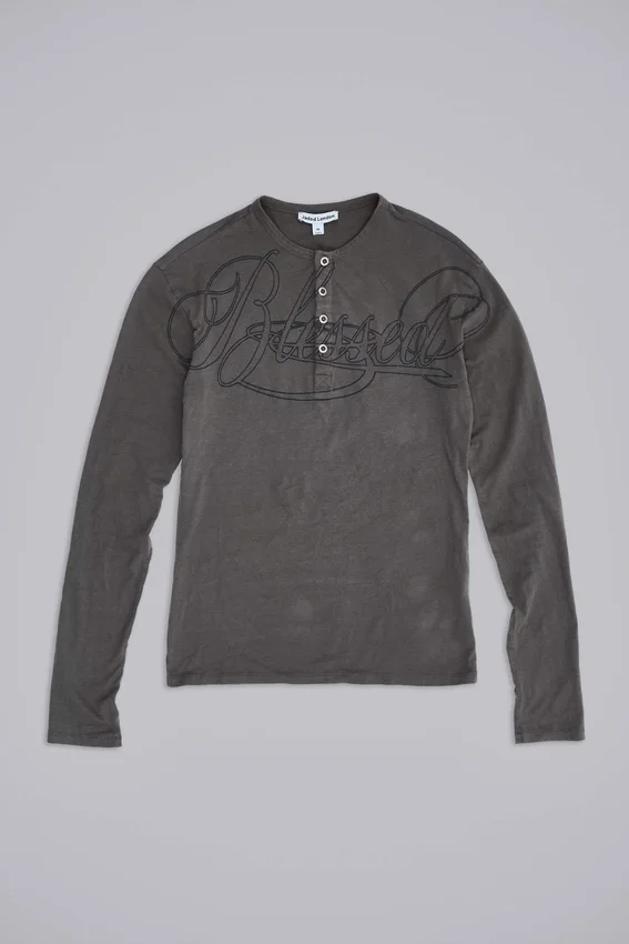 „Blessed“ Henley-Oberteil