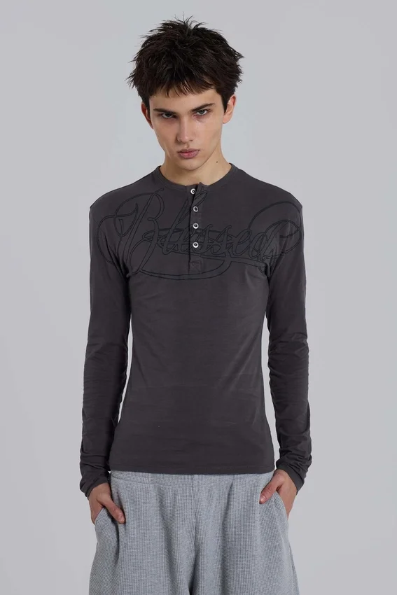 „Blessed“ Henley-Oberteil