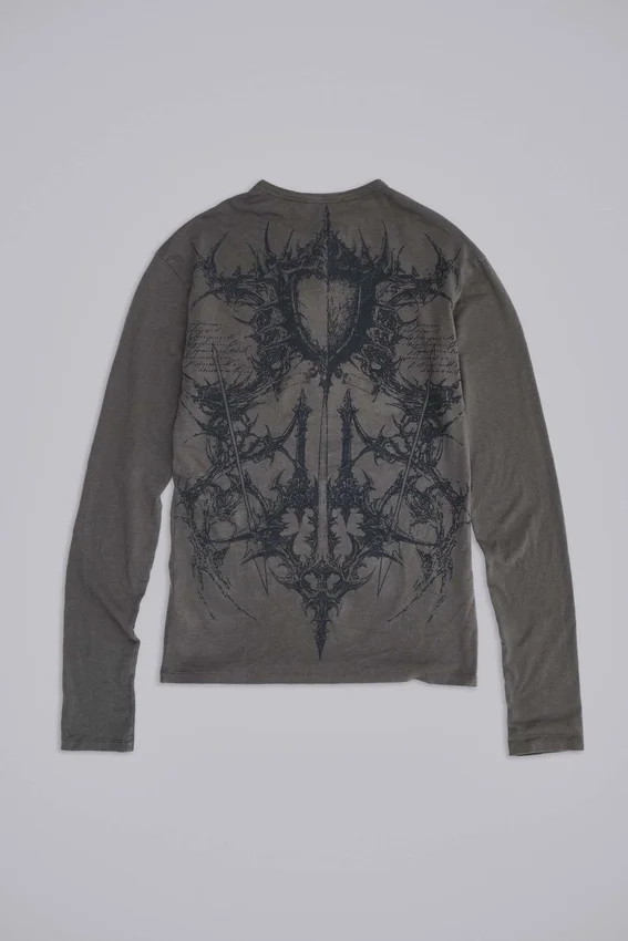 „Blessed“ Henley-Oberteil